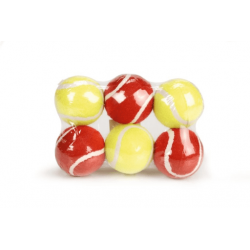 BZ Tennisbal 6 pack rood/geel