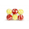BZ Tennisbal 6 pack rood/geel