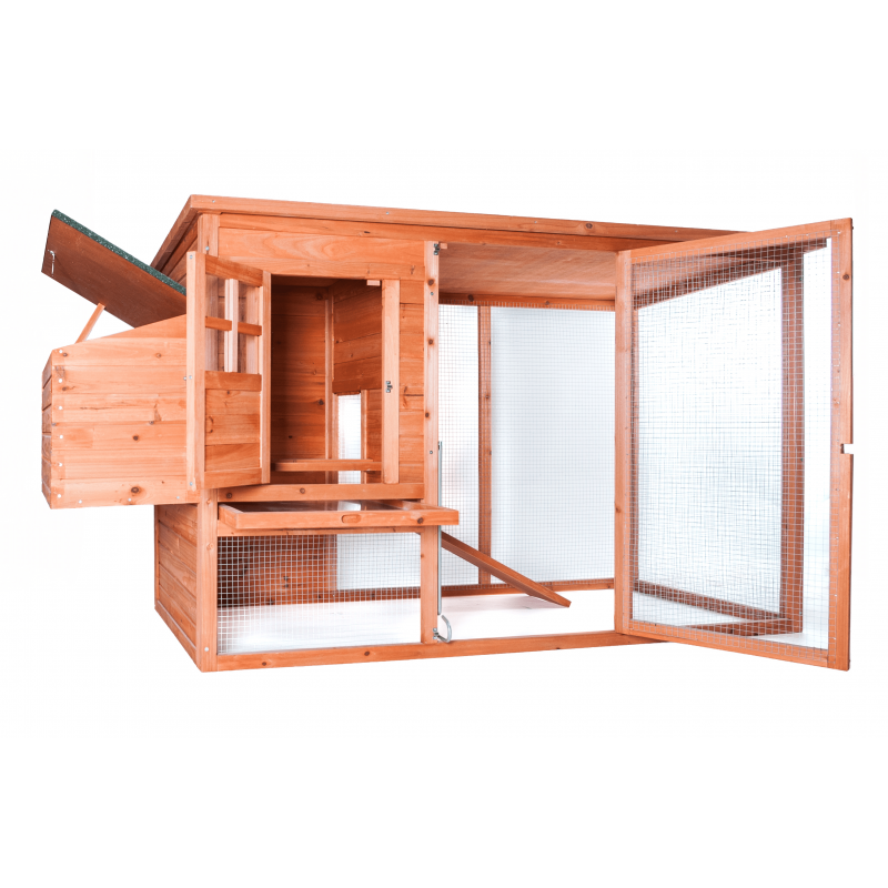 Kippenhok Zh7 199x75x103 Cm Kopen Dierenverblijfcom