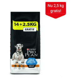 ProPlan Large Athletic Adult Kip 14kg+2,5 kg gratis Promo