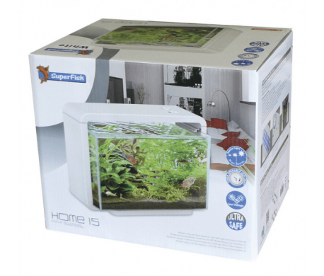 Superfish Home 15 aquarium wit Superfish Home 15 aquarium wit