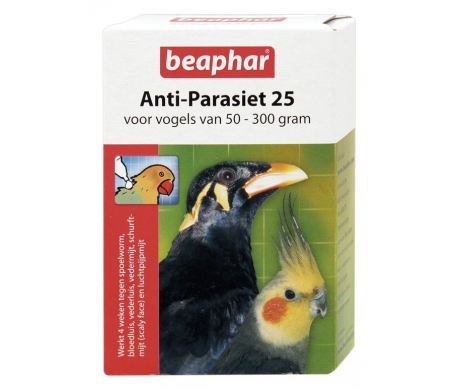 Anti-Parasiet 25 vogel Anti-Parasiet 25 vogel