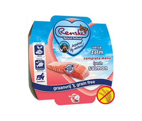Renske Vers Vlees Graanvrij - met zalm 100g Renske Vers Vlees Graanvrij - met zalm 100g