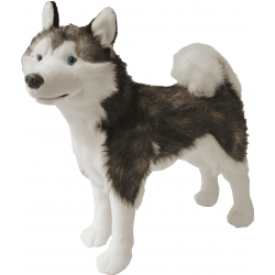 Pluche Decoratie Husky Staand