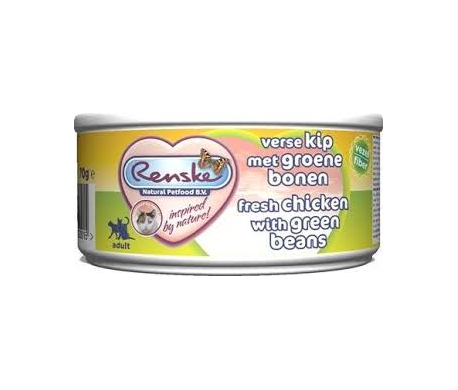 Renske Vers - kip met groene bonen 70g Renske Vers - kip met groene bonen 70g