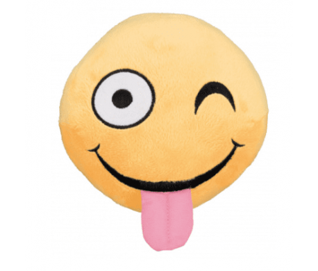 Pluche Smiley Knipoog Pluche Smiley Knipoog