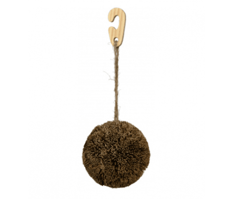Speel- en Knaagbal aan Jute Touw, zeewier Speel- en Knaagbal aan Jute Touw, zeewier