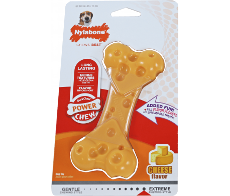 Nylabone Durable Cheese Bone - tot 16 kg Nylabone Durable Cheese Bone - tot 16 kg