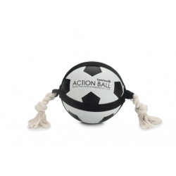BZ Action Voetbal met touw - 19cm