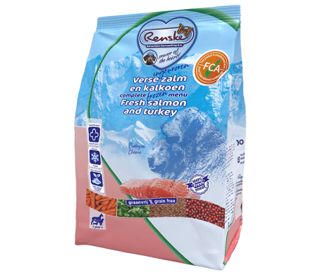 Renske Diepvries Zalm&Kalkoen 600g Renske Diepvries Zalm&Kalkoen 600g