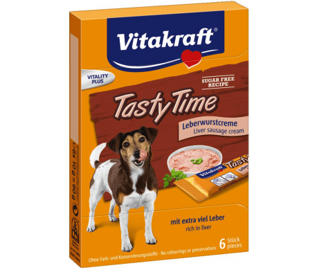 Vitakraft Tasty Time met Leverworst Vitakraft Tasty Time met Leverworst