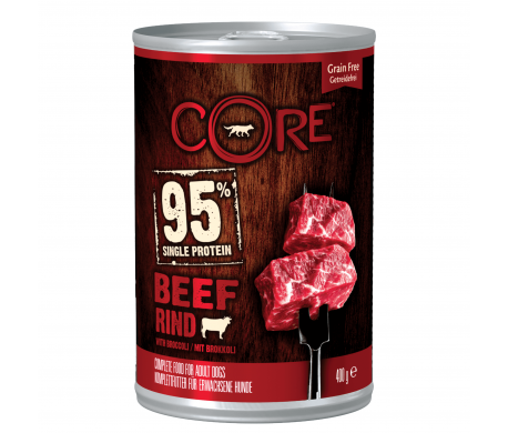Wellness Core 95% Beef blik 400gr. Wellness Core 95% Beef blik 400gr.