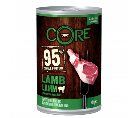 Wellness Core 95% Lamb blik 400 gr. Wellness Core 95% Lamb blik 400 gr.
