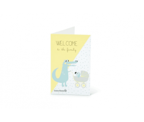 BZ PUPPY AANZICHTKAART 'WELCOME' (+envelop) BZ PUPPY AANZICHTKAART 'WELCOME' (+envelop)