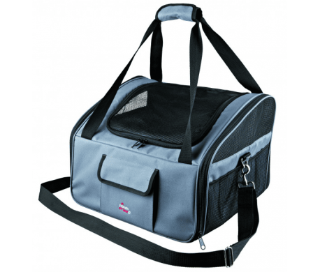 Autostoel en -tas grijs/zwart Autostoel en -tas grijs/zwart