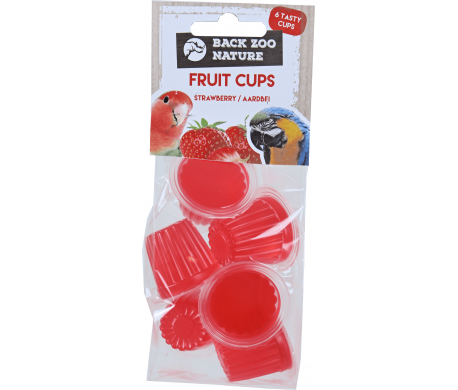 Back Zoo Nature Fruitcups Strawberry - 6 stuks