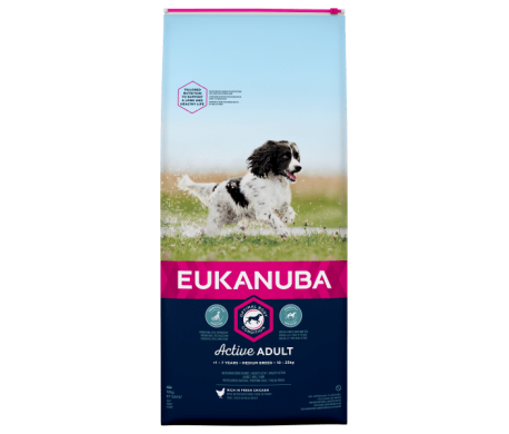 Eukanuba Active Adult Medium Breed 12 kg Eukanuba Active Adult Medium Breed 12 kg