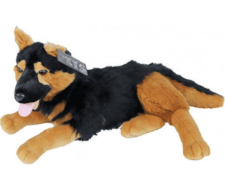Pluche Duitse herder (53 cm - liggend)