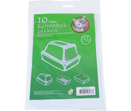 Plastic kattenbakzakken - 51x20x46cm Plastic kattenbakzakken - 51x20x46cm