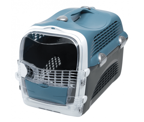 Cat-it Cabrio Transportbox Blauw/grijs