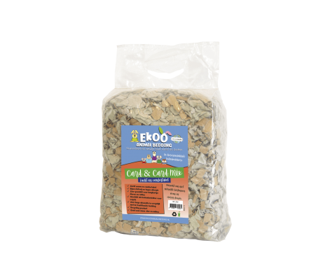 Ekoo Animal Bedding Cotton & Card Mix - 30 liter