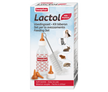Beaphar Lactol Voedingsset (zuigflesje + speentjes)