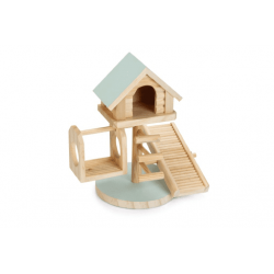 Beeztees houten speelhuis Lovy - Mint