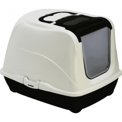 Kattentoilet Flip Cat - Large (zwart/wit)