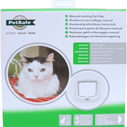 PetSafe kattendeur 4-lock (wit)
