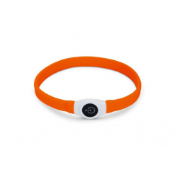 Beeztees Safety Gear Glowy Hondenhalsband (oranje)