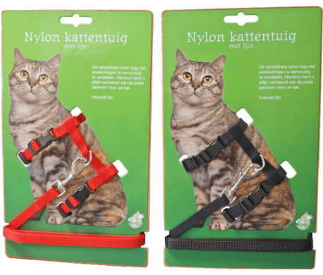 Nylon Kattentuig Met Lijn