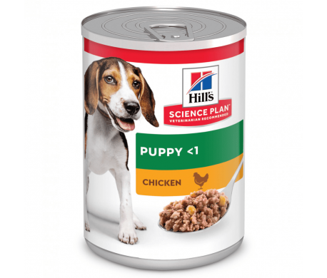 Blikvoer Hill's Puppy Chicken 370gr