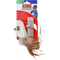 Kong Catnip Feather Mouse