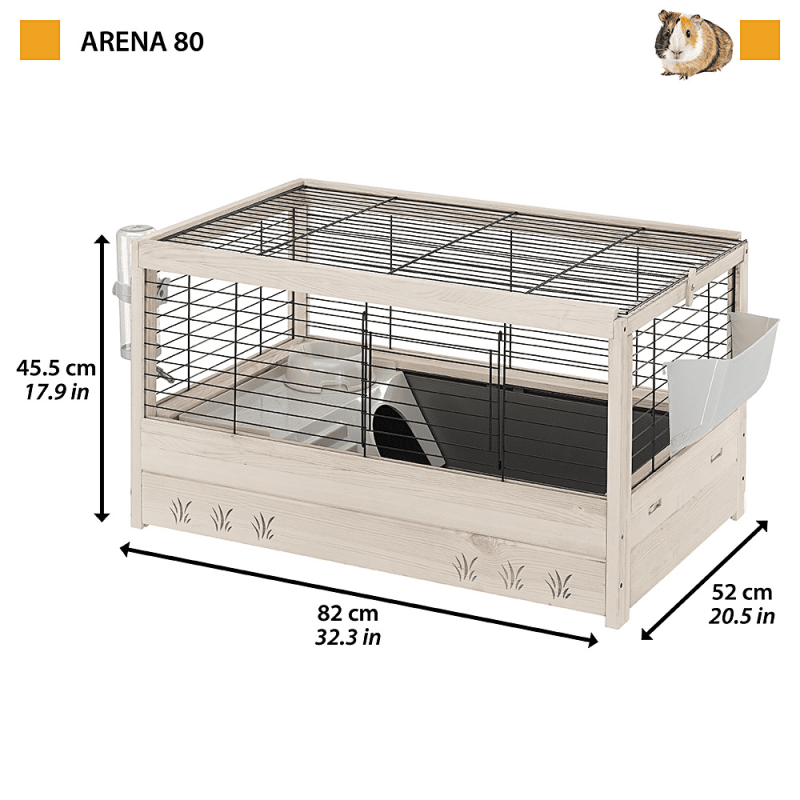 dump vlinder troon Ferplast caviakooi Arena 80 - 82x52x45,5cm kopen? | Dierenverblijf.com