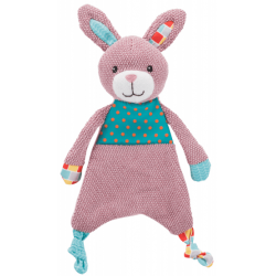 Junior haas stof/pluche, 28 cm 