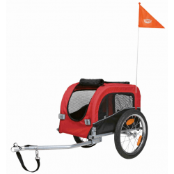 Hondenfietskar S Rood/Zwart