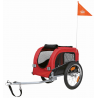 Hondenfietskar S Rood/Zwart