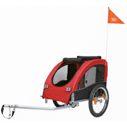 Hondenfietskar M Rood/Zwart