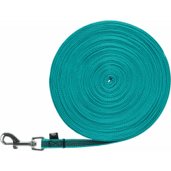 Trixie Sleeplijn 15 m/15 mm turquoise