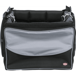 Trixie stuurmand voor fietsen, 41 × 26 × 26 cm, zwart/grijs