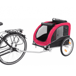Hondenfietskar L Rood/Zwart