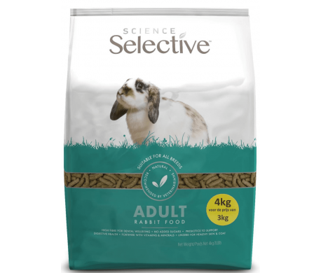 Supreme Science Selective Rabbit 3kg + 33% Extra
