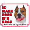 Waakbord Amerikaanse Staffordshire Terrier