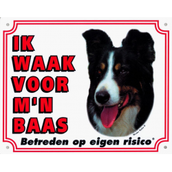 Waakbord Border Collie
