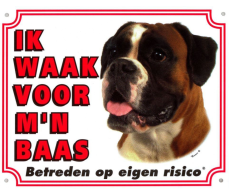 Waakbord Boxer Waakbord Boxer