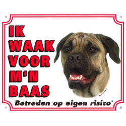 Waakbord Bull Mastiff