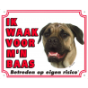 Waakbord Bull Mastiff