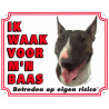 Waakbord Bull Terrier