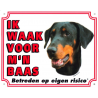 Waakbord Dobermann