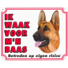 Waakbord Duitse Herder